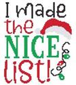 I Made The Nice List