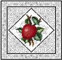 Blackwork Fruit Apple