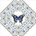 Pattern, Butterfly Fantasy Blue by Kitty & Me Designs