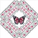 Pattern, Butterfly Fantasy Pink by Kitty & Me Designs