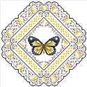 Pattern, Butterfly Fantasy Yellow by Kitty & Me Designs