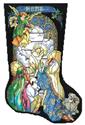 Tiffany Nativity Stocking