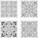 Blackwork Biscornu Ornaments