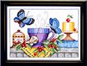 Pattern, Tea and Butterflies by Bobbie G Designs