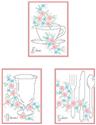 Pattern, Old Fashioned Dish Towels by Kitty & Me Designs