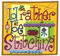 Kit, I'd Rather Be Stitching by Imaginating