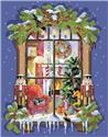 Pattern, Christmas Window by Kooler Design Studio