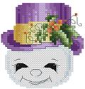 Pattern, Four Season Snowmen Autumn by Kitty & Me Designs