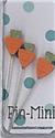 Beads, Buttons & Charm, Three Carrots Mini Pins (HOD) by Just Another Button Company