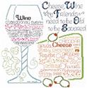 Kit, Let's Share Wine & Cheese by Imaginating