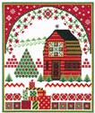 Kit, Barn with Holiday Quilts by Imaginating