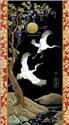 Pattern, Moonlit Cranes by Kooler Design Studio