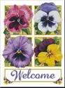 Pattern, Pretty Pansies by Artecy Cross Stitch