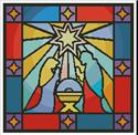 Stained Glass Nativity