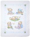 Baby Bears Stamped Quilt Cross Stitch Kit