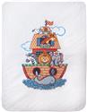 Stamped Kit, Noah's Ark Stamped Quilt Cross Stitch Kit by Design Works