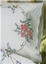 Stamped Stitchable, Wild Rose Stamped For Embroidery Pillowcase Pair by Design Works