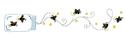 Stamped Stitchable, Fireflies Stamped For Embroidery Pillowcase Pair by Design Works