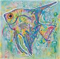 Pattern, Abstract Angel Fish by Artecy Cross Stitch