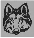 Wolf Face Silhouette