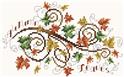 Pattern, Autumn Leaves by Kitty & Me Designs