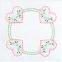 Stamped Stitchable, Hearts (Quilt Blocks) by Jack Dempsey