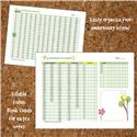 Supply, Embroidery Floss Checklist Birds by PinoyStitch