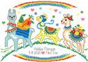 Pattern, Llama Birth Record by Imaginating