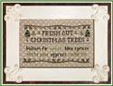 Pattern, Fresh Cut Christmas Trees by Country Cottage Needleworks