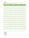 Supply, Cross Stitch Pattern Inventory Sheet by PinoyStitch