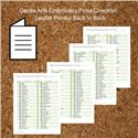 Supply, Embroidery Floss Checklist Gentle Arts by PinoyStitch