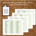 Supply, Embroidery Floss Checklist Weeksdye Works by PinoyStitch