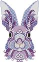 Pattern, Colorful Bunnies Lavender and Orchid by Kitty & Me Designs