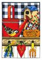 Pattern, Black And White by Bobbie G Designs