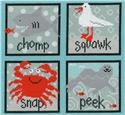 Kit, Sea Creature Squares by Imaginating