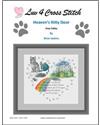 Pattern, Heaven's Kitty Door - Grey Tabby Cat by Luv 4 Cross Stitch