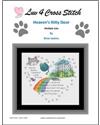 Pattern, Heaven's Kitty Door - Multiple Cats by Luv 4 Cross Stitch