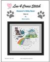 Pattern, Heaven's Kitty Door - Tabby Cat by Luv 4 Cross Stitch