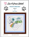 Pattern, Heaven's Kitty Door - White Cat by Luv 4 Cross Stitch