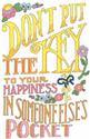 Cross Stitch Patterns, Key to Happiness by Imaginating