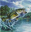 Pattern, Airborne Bass - Crop by Artecy Cross Stitch