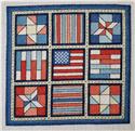 Pattern, Quilt Blocks 7 - Stars & Stripes by Rogue Stitchery