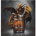 Pattern, Dark Beer Dragon, by Stanley Morrison by Paine Free Crafts