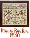 Pattern, Miss Mary Barker 1830 by Just Stitching Along