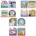 Pattern, Zodiac Signs by Kooler Design Studio