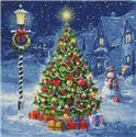 Snowman and Christmas Tree