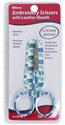 Supply, Embroidery Blue Flower Scissors 3.75