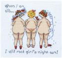 Pattern, When I Am Old I Will Rock Girls Night Out by MarNic Designs