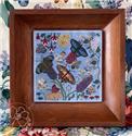 Pattern, Butterfly Garden by Blue Flower
