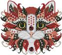 Pattern, Colorful Cats Ladybug by Kitty & Me Designs